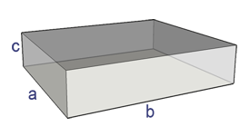 surface area of a rectangular prism or box