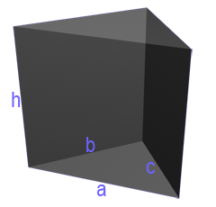 surface area of a triangular prism