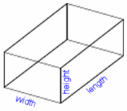 volume of a rectangular box