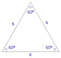 area of an equilateral triangle